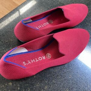 Rothy's The Loafer Size 10 Dark Red